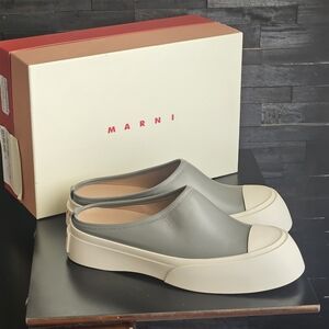 Marni Gray Slip-On Women's Shoes